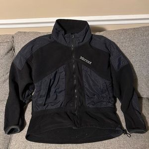 Marmot black fleece jacket